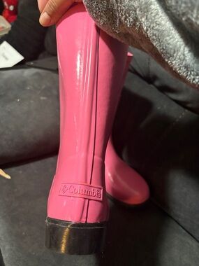 Columbia Women's Hot Pink Waterproof Rain Boots
